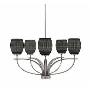 Cavella - 5 Light Chandelier-15 Inches Tall and 24.25 Inches Wide