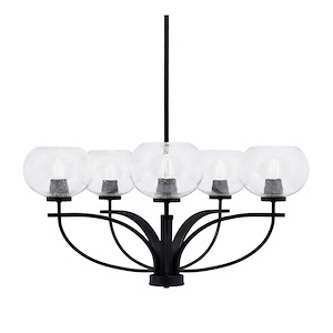 Cavella - 5 Light Chandelier-14.25 Inches Tall and 26.25 Inches Wide - 1298433