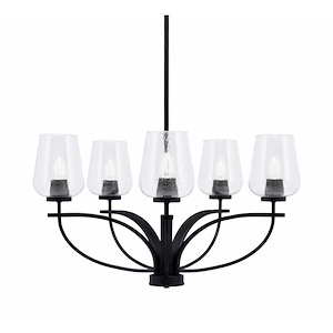 Cavella - 5 Light Chandelier-15.75 Inches Tall and 24.25 Inches Wide