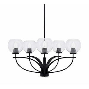 Cavella - 5 Light Chandelier-14.25 Inches Tall and 25.25 Inches Wide - 1298386