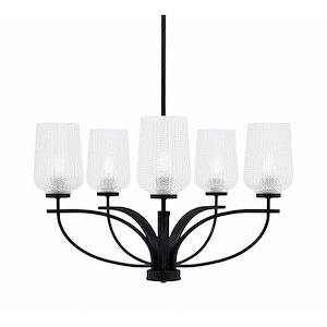 Cavella - 5 Light Chandelier-16.25 Inches Tall and 24.5 Inches Wide