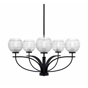 Cavella - 5 Light Chandelier-14.25 Inches Tall and 25 Inches Wide - 1298453