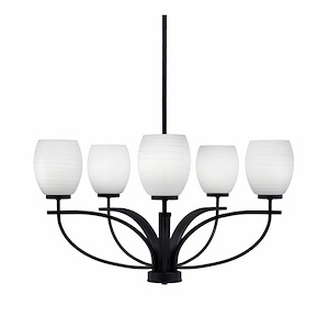 Cavella - 5 Light Chandelier-15 Inches Tall and 24 Inches Wide - 1298407