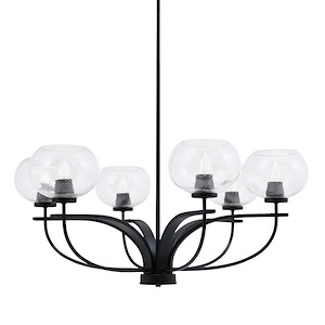 Cavella - 6 Light Chandelier-14.25 Inches Tall and 32.75 Inches Wide