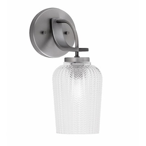 Cavella - 1 Light Wall Sconce-12.5 Inches Tall and 5 Inches Wide