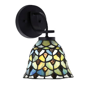 Cavella - 1 Light Wall Sconce-10.5 Inches Tall and 7 Inches Wide