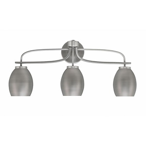 Cavella - 3 Light Bath Bar-11.5 Inches Tall and 26.25 Inches Length
