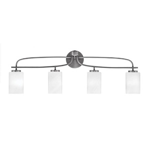 Cavella - 4 Light Bath Bar-11.5 Inches Tall and 36 Inches Length
