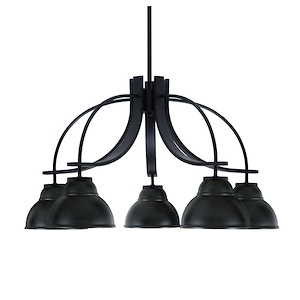 Cavella - 5 Light Down Chandelier-16.5 Inches Tall and 29 Inches Wide