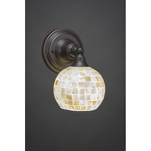 Any - 1 Light Wall Sconce-9.25 Inches Tall and 6.25 Inches Wide