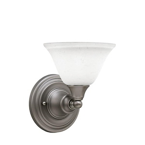 1 Light Wall Sconce-8.5 Inches Tall and 7 Inches Wide