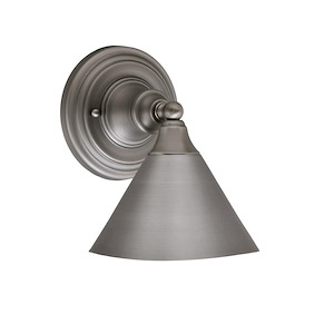 Any - 1 Light Wall Sconce-8.75 Inches Tall and 7 Inches Wide