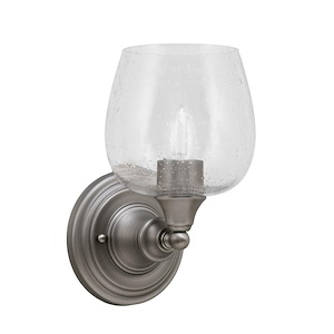1 Light Wall Sconce-10.5 Inches Tall and 6 Inches Wide