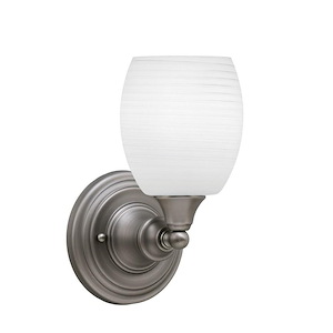 Any - 1 Light Wall Sconce-10.25 Inches Tall and 5 Inches Wide