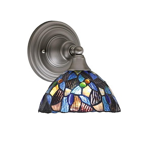 Any - 1 Light Wall Sconce-8.5 Inches Tall and 7 Inches Wide