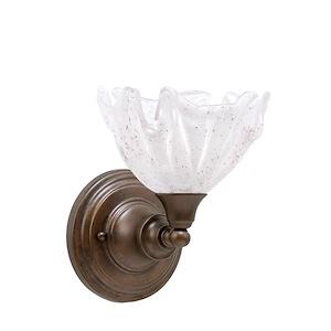 Any - 1 Light Wall Sconce-9 Inches Tall and 8 Inches Wide