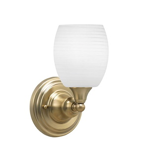 1 Light Wall Sconce-10 Inches Tall and 5 Inches Wide