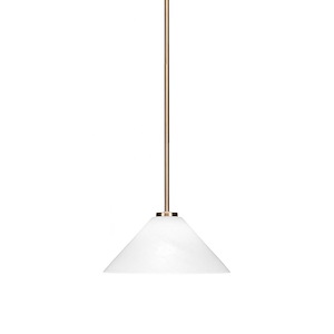 Atlas - 1 Light Mini Pendant-6.25 Inches Tall and 12 Inches Wide