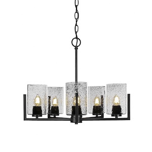 Atlas-5 Light Chandelier-20 Inches Wide by 17.5 Inches High