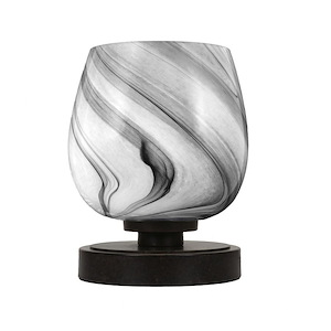 Luna - 1 Light Accent Table Lamp-8 Inche Tall and 6 Inches Wide