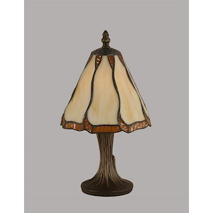 Any - 1 Light Mini Table Lamp-12 Inches Tall and 6.5 Inches Wide