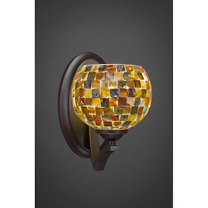 Zilo - 1 Light Wall Sconce-9.5 Inches Tall and 6 Inches Wide - 489973