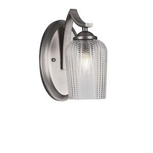 Zilo - 1 Light Wall Sconce-10.5 Inches Tall and 5.25 Inches Wide
