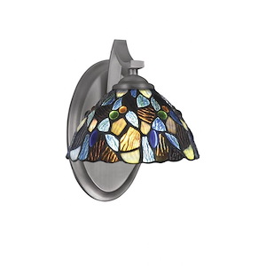 Zilo - 1 Light Wall Sconce-9.5 Inches Tall and 7 Inches Wide