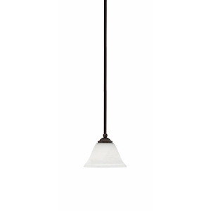 Zilo - 1 Light Stem Hung Mini Pendant-5.25 Inches Tall and 7 Inches Width