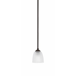 Zilo - 1 Light Stem Hung Mini Pendant-6.25 Inches Tall and 5 Inches Width