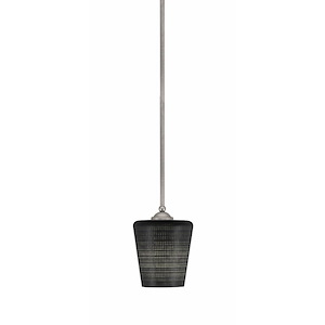 Zilo - 1 Light Stem Hung Mini Pendant-8 Inches Tall and 6 Inches Width