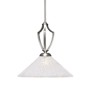 Zilo - 1 Light Pendant-16.5 Inches Tall and 16 Inches Wide