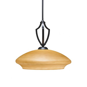 Zilo - 1 Light Pendant-16.75 Inches Tall and 18 Inches Wide