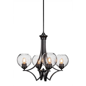 Zilo - 4 Light Chandelier-19.75 Inches Tall and 15.5 Inches Wide