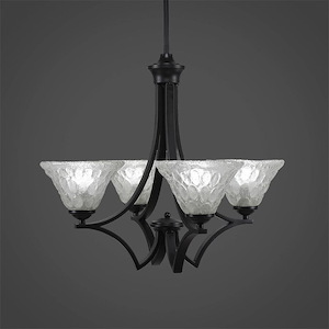 Zilo - 4 Light Chandelier-19.75 Inches Tall and 22.75 Inches Wide - 698861