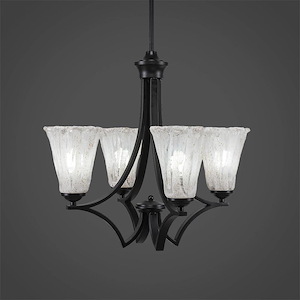 Zilo - 4 Light Chandelier-19.75 Inches Tall and 21 Inches Wide - 698873