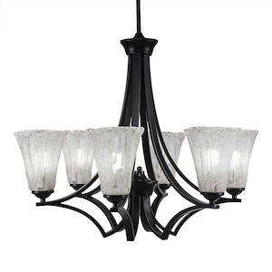 Zilo - 6 Light Chandelier-22.5 Inches Tall and 26.5 Inches Wide