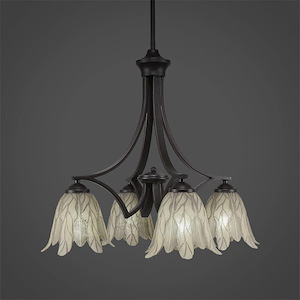 Zilo - 4 Light Chandelier-19.75 Inches Tall and 22.25 Inches Wide - 698969