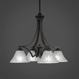 Zilo - 4 Light Chandelier-18.5 Inches Tall and 18.75 Inches Wide - 698967