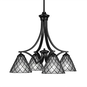 Zilo - 4 Light Chandelier-19.5 Inches Tall and 18.75 Inches Wide