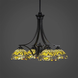 Zilo - 4 Light Chandelier-18.75 Inches Tall and 19.75 Inches Wide
