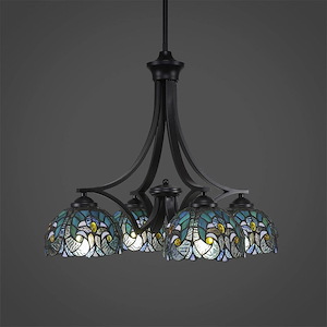 Zilo - 4 Light Chandelier-19 Inches Tall and 19.75 Inches Wide