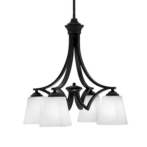 Zilo - 4 Light Downlight Chandelier-20 Inches Tall and 20 Inches Wide
