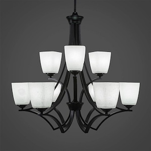 Zilo - 9 Light Chandelier-27.75 Inches Tall and 25.25 Inches Wide