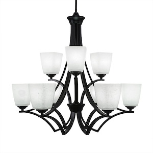 Zilo - 9 Light Chandelier-27.75 Inches Tall and 25.25 Inches Wide