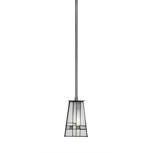 Apollo - 1 Light Stem Mini Pendant With Hang Straight Swivel-7.75 Inches Tall and 5 Inches Wide - 699228