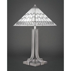 Apollo - 2 Light Table Lamp-24.75 Inches Tall and 14 Inches Wide - 398356