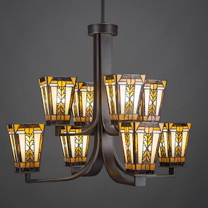 Apollo - 8 Light Chandelier-23 Inches Tall and 27 Inches Wide - 1150068