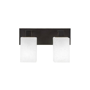 Apollo - 2 Light Bath Bar-5.75 Inches Tall and 12.5 Inches Wide
