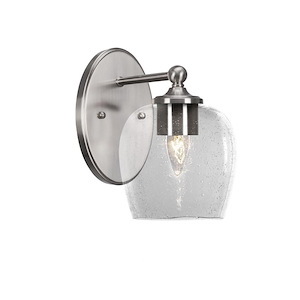 Capri - 1 Light Wall Sconce-9 Inches Tall and 6 Inches Wide